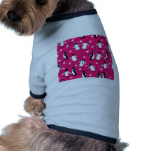Pingvin Puttin på Ritzen Hund T-shirt
