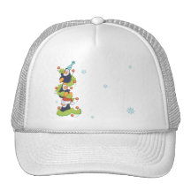 Pingvinfamiljjul Trucker Keps