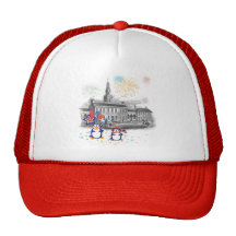 Pingvinindependence dayhatt trucker kepsar