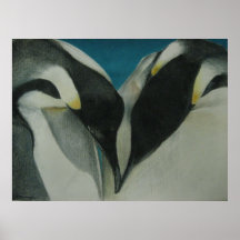 Pingvinkärlek Print