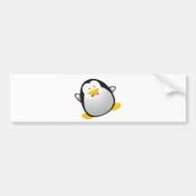 Pingvinlinuxen avbildar tuxen bildekal