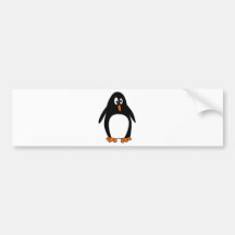 Pingvinlinuxtuxen avbildar bildekal