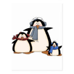 pingvintrio vykort