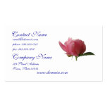 Pink Peony Blossom Business Card Templates