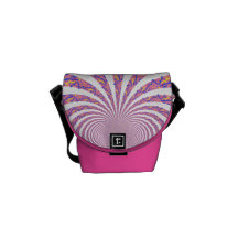Pink Swirlpop Mini Messenger Bag