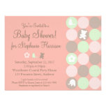 Pinky pricker baby showerinbjudan