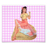 Pinupflicka Fotokonst