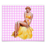 Pinupflicka Fotokonst