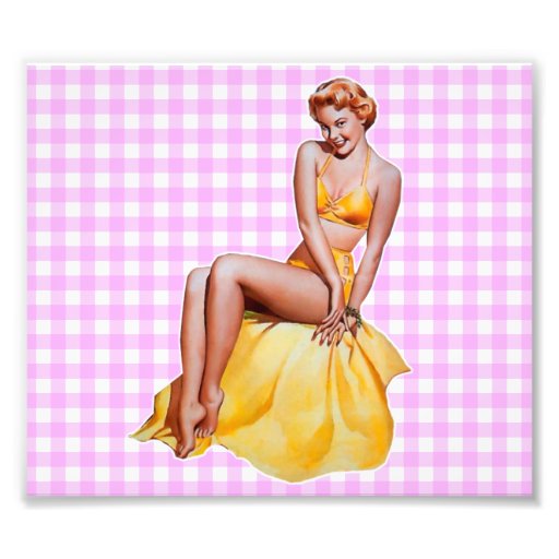 Pinupflicka Fotokonst