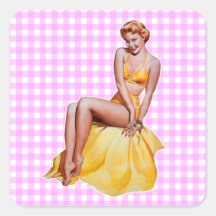 Pinupflicka Klistermärke
