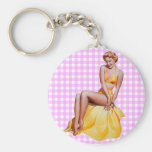 Pinupflicka Nyckel Ringar