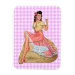 Pinupflicka Rektangulära Magneter