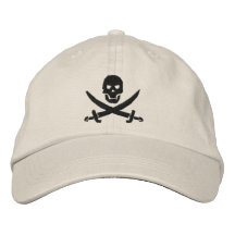 Pirat Broderade Baseball Kepsar