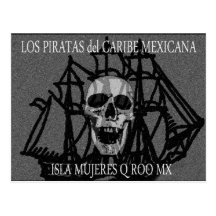 PiratasDelCaribeMexicana Vykort