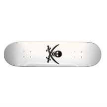Pirate Flag Skate Board