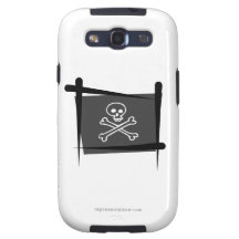 Piraten borstar flagga samsung galaxy s3 fodral