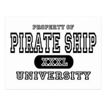 Piratfraktuniversiteten Vykort