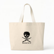 Piratkopiera på konsttotot tygkasse