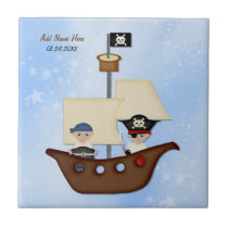 Piratkopiera Shipskatten - skräddarsy Keramiska Plattor