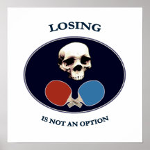 Piratkopiera skallealternativpingen Pong Print