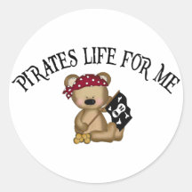 Piratliv för mig klistermärken