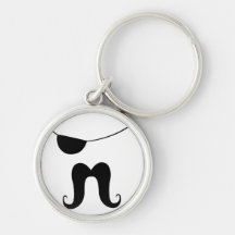 Piratmustasch Nyckelringar