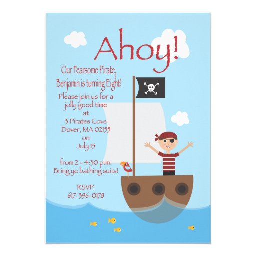 Piratpojke Tillkännagivande