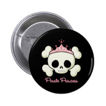 PiratPrincess Knappar