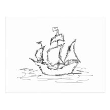 Piratship. Vykort