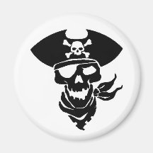 Piratskalle Magneter