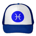 Pisces symbol trucker kepsar