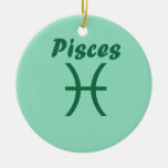Pisces Zodiac Julgransdekorationer
