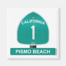 Pismo strand, magnet för Kalifornien huvudväg 1 Magneter För Kylskåp