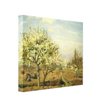 Pissarros "fruktträdgård ", sträckt canvastryck