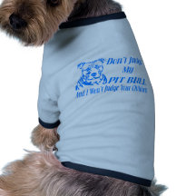 PITBULL BEDÖMER INTE HUND T-SHIRT