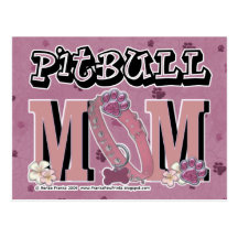 Pitbull MAMMA Vykort