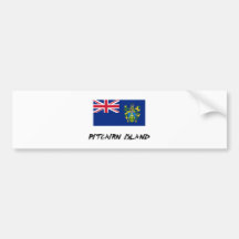 Pitcairn öflagga bildekal