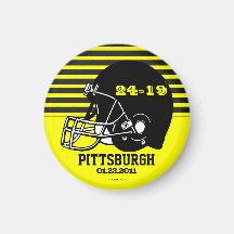Pittsburgh fotboll 2011 AFC tuggar ljudlig magnete Magneter