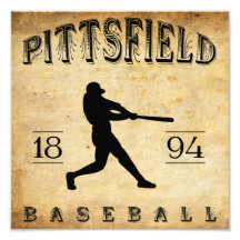 Pittsfield New York baseball 1894 Fotografiska Tryck