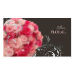 PixDezines brud- bukett, blomsterhandlare/diy färg Visitkort Mall