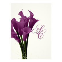 PixDezines burgundy calla/DIY bakgrundsfärg Inbjudningskort