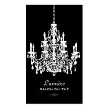 PixDezines svart+Bakgrund för vit Chandelier/DIY Visitkort Mall