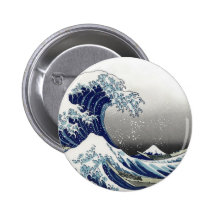PixDezines vintage, underbar vinkar, Hokusai 葛飾北斎の Knappar