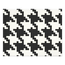 PIXEL-Texturerad hundtand Fotografiska Tryck
