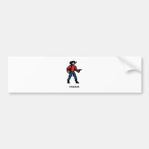 PIXELCowboyfärg Bildekal