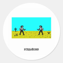 PIXELCowboyplats Klistermärken