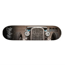 Pixeleyen - hot rod III av III Skateboard Decks