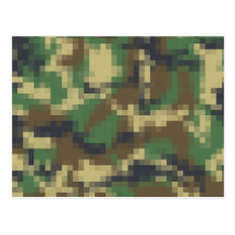 PIXELkamouflage Vykort