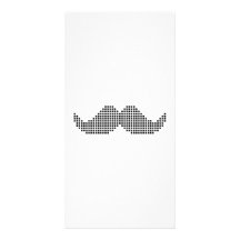 PIXELmustasch Anpassade Foto Kort