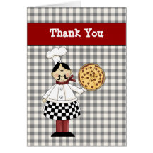 Pizza Party Thank You Card